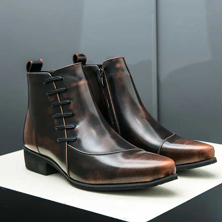 SAMUEL - BOTTES HABILLÉES EN CUIR