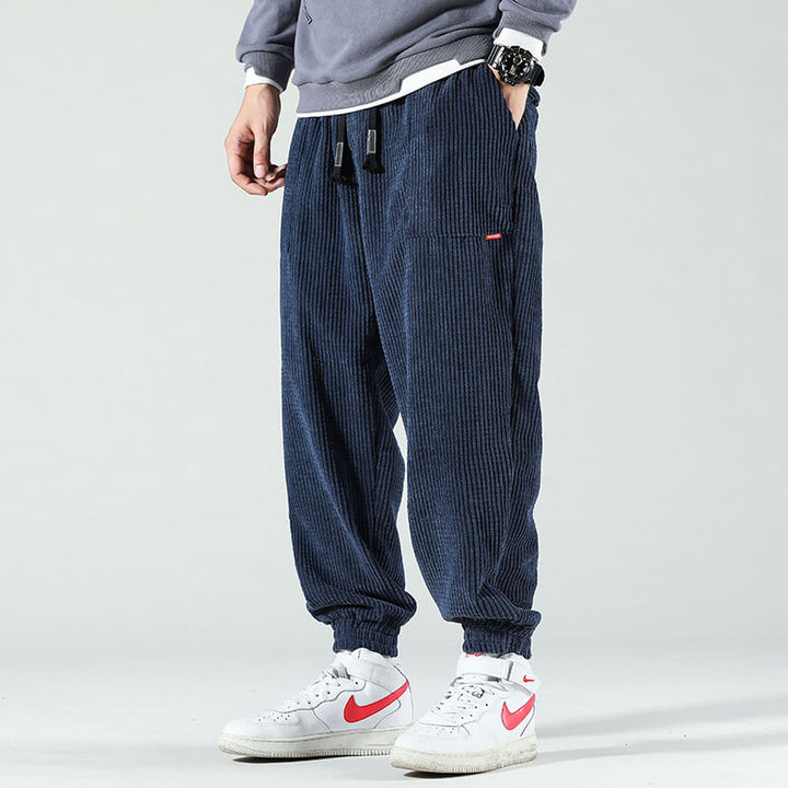 SIMON - PANTALON EN VELOURS OVERSIZE