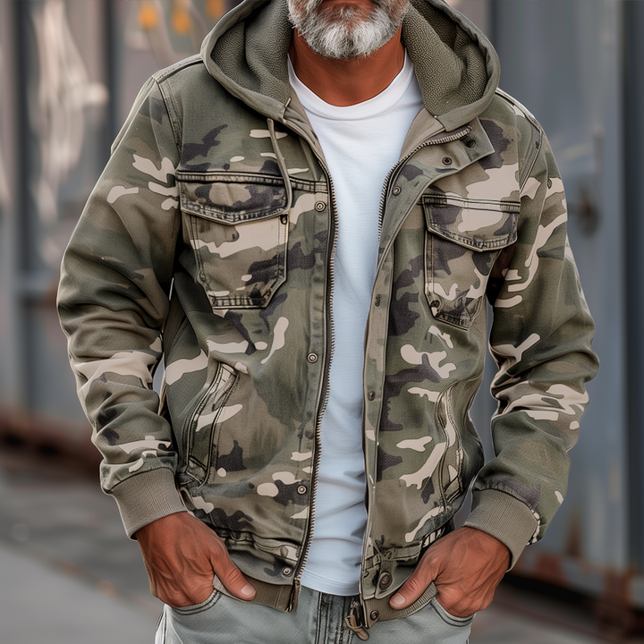 RAMBO - VESTE CAMOUFLAGE BADASS