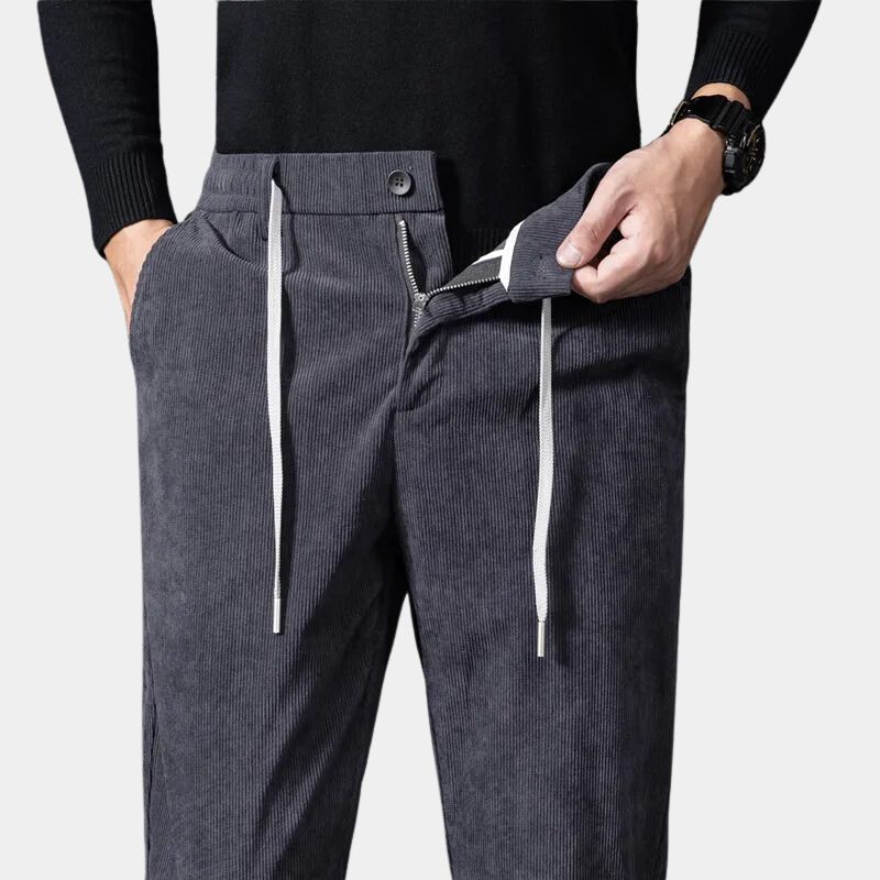 VELSTON - PANTALON EN VELOURS