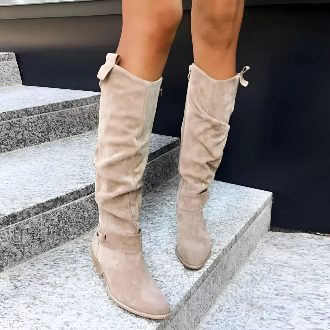 MARITH - BOTTES EN VELOURS