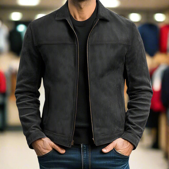 KAIDEN - VESTE EN SUEDE PREMIUM