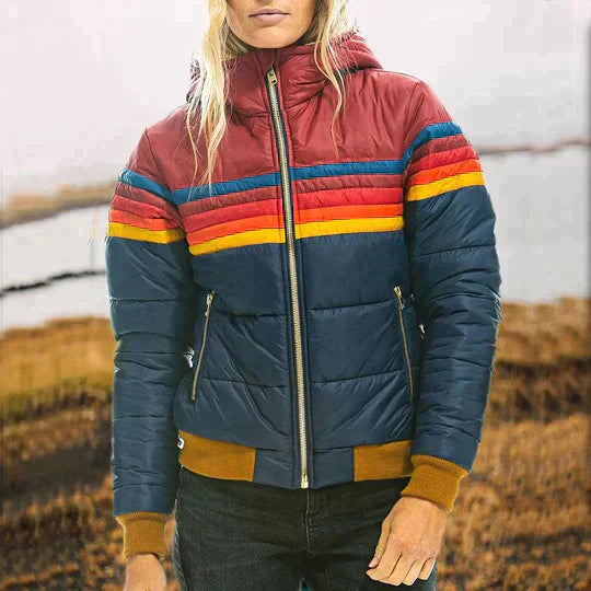 ROSWITHA - PARKA À COULEURS