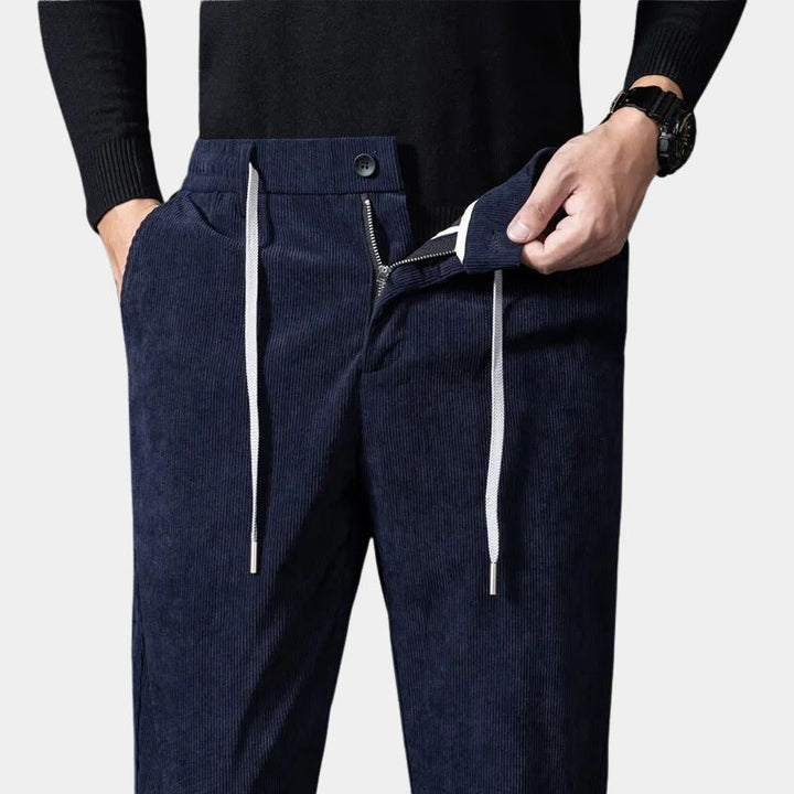 VELSTON - PANTALON EN VELOURS