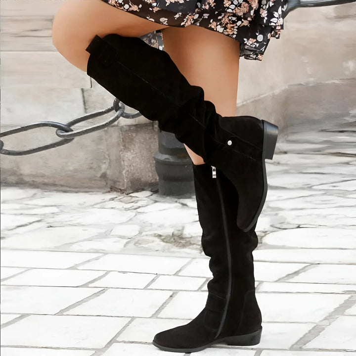 MARITH - BOTTES EN VELOURS