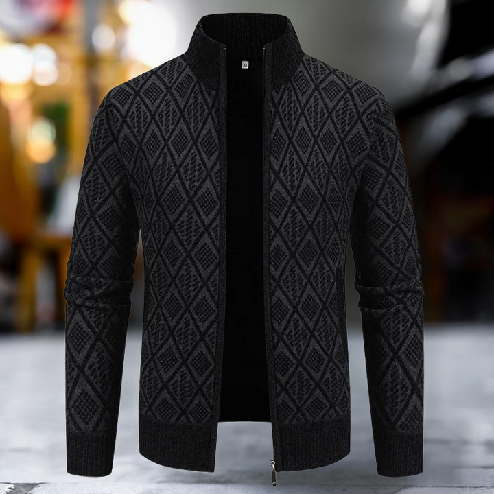 LORIAN - VESTE ZIPPÉ À MOTIFS