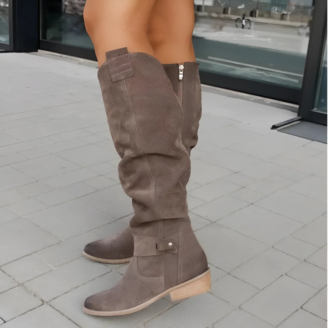 MARITH - BOTTES EN VELOURS