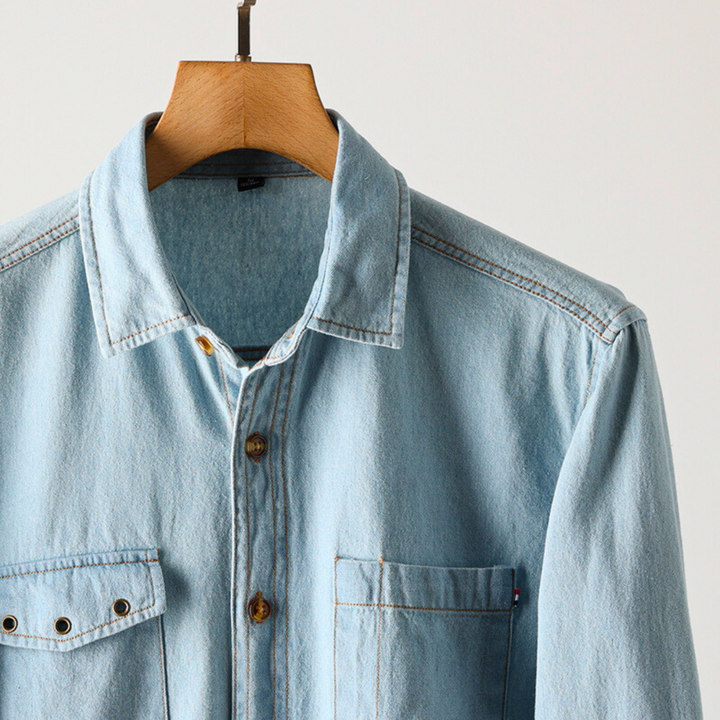 VINCENZO - CHEMISE EN DENIM