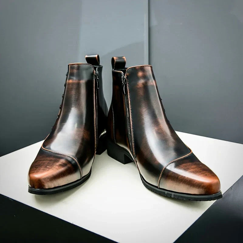 SAMUEL - BOTTES HABILLÉES EN CUIR