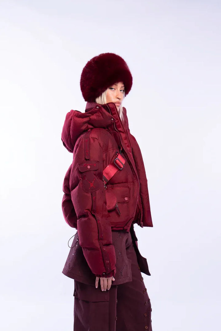 SAVANNAH - VESTE PUFFER CROP