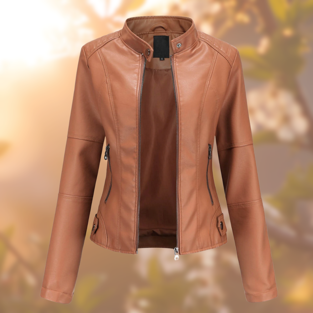 GIULIA - VESTE EN CUIR VEGAN