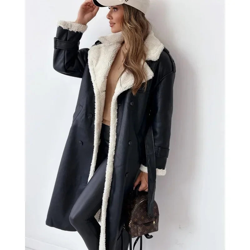 MONROE - MANTEAU SHEARLING VEGAN