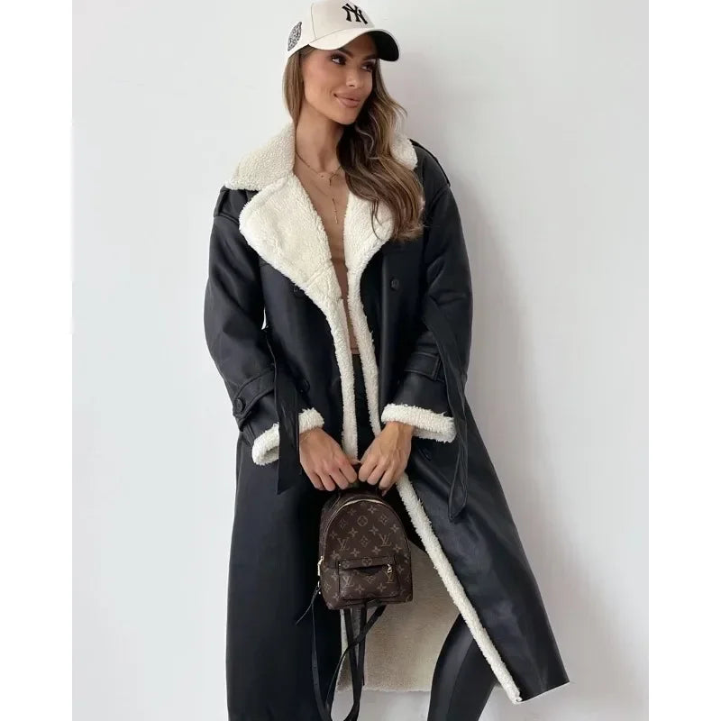 MONROE - MANTEAU SHEARLING VEGAN