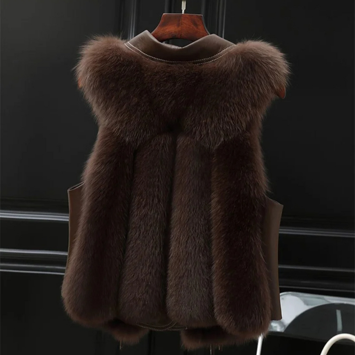 ROSELLA - GILET EN FOURRURE VEGAN