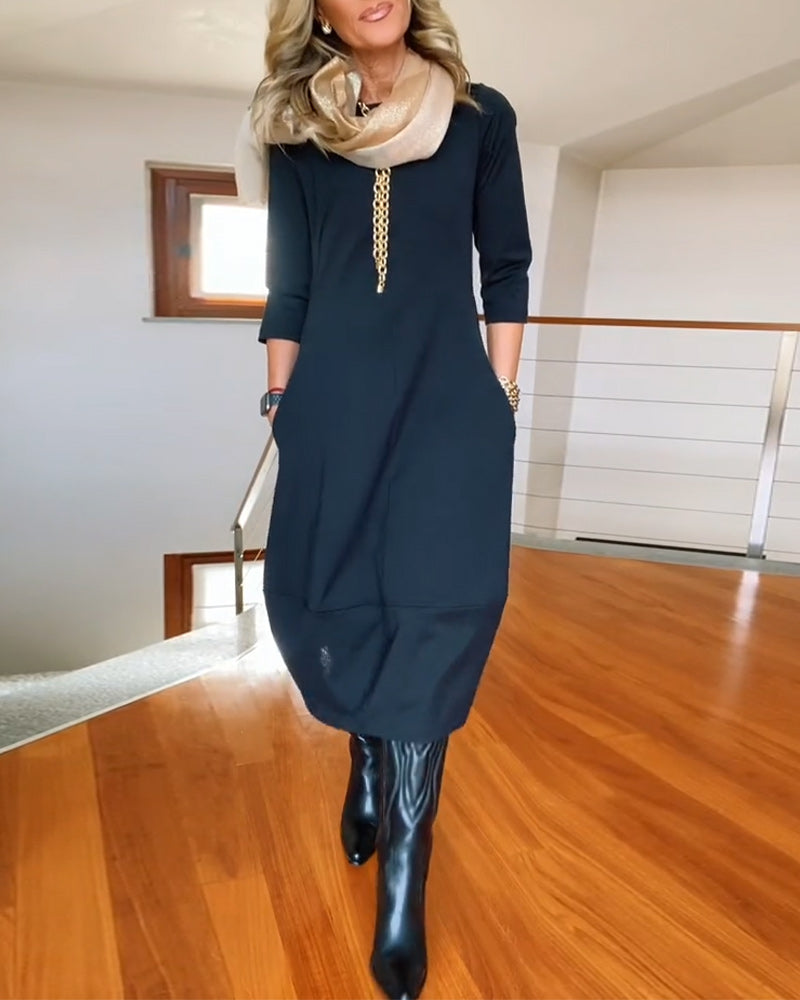 LUISA – ROBE ELEGANTE D'HIVER