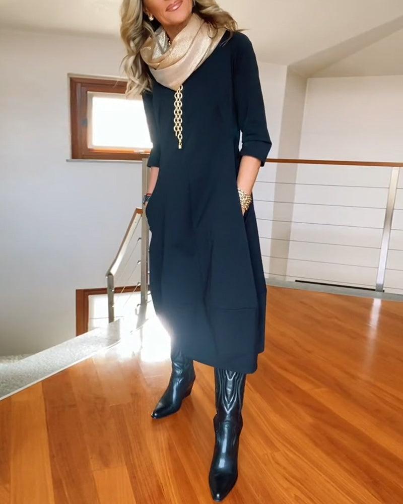 LUISA – ROBE ELEGANTE D'HIVER