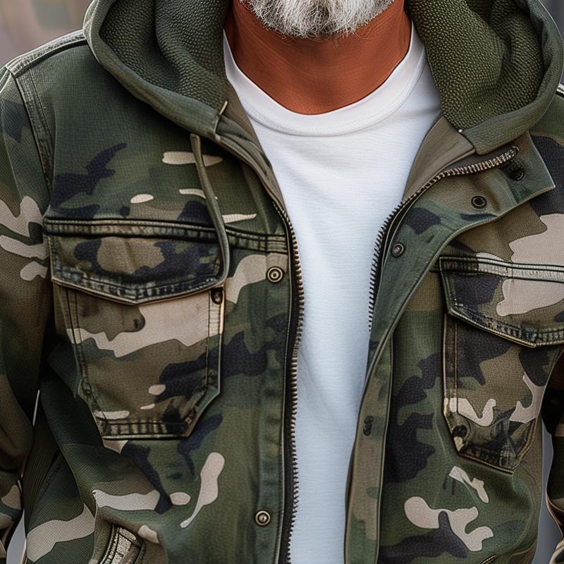 RAMBO - VESTE CAMOUFLAGE BADASS